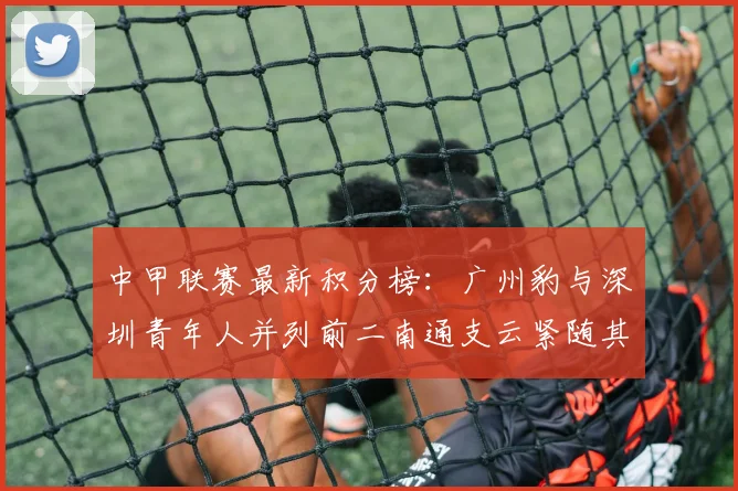 中甲联赛最新积分榜：广州豹与深圳青年人并列前二南通支云紧随其后